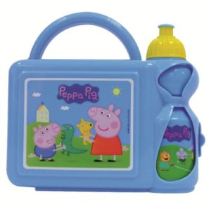 Set Boite à Goûter et Gourde Peppa Pig